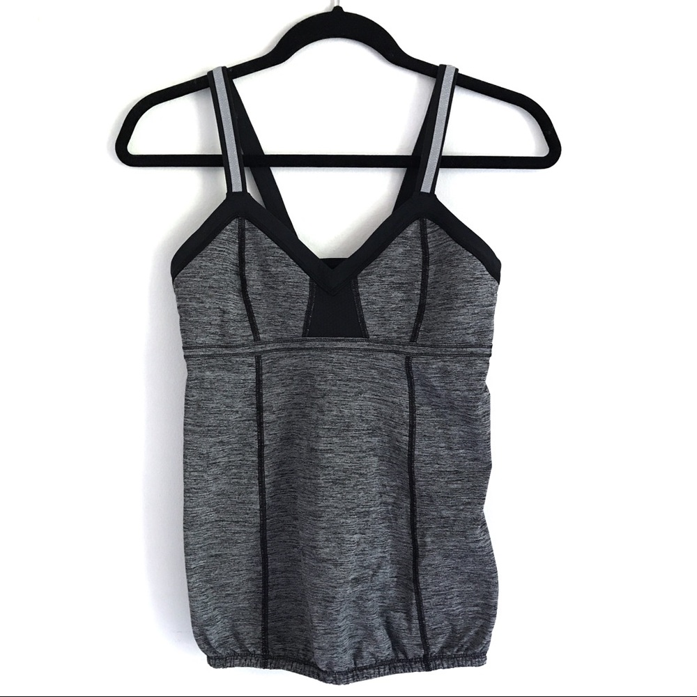 Lululemon Heathered Tank With Built in Bra